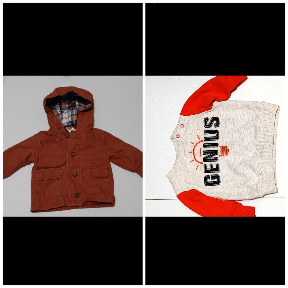 Carter's sweatshirt & Jacket